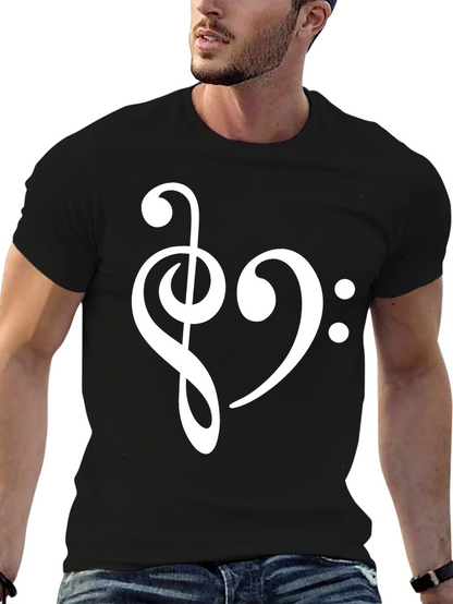 Musical Heart T-Shirt - Love of Music Tee