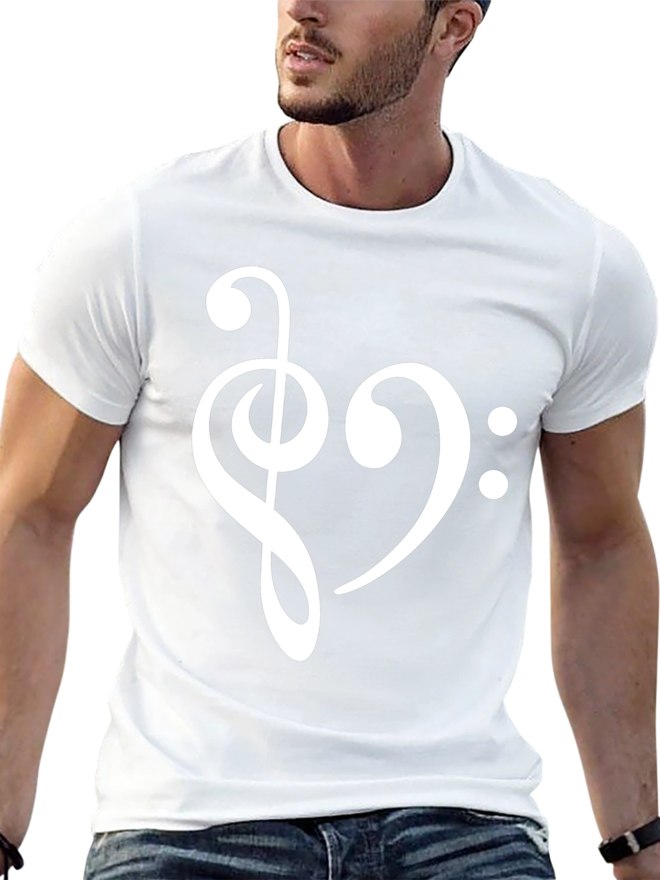 Musical Heart T-Shirt - Love of Music Tee