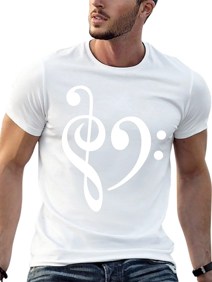 Musical Heart T-Shirt - Love of Music Tee