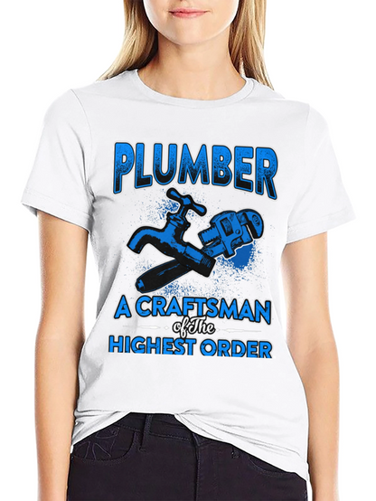Plumber Craftsman Graphic T-Shirt