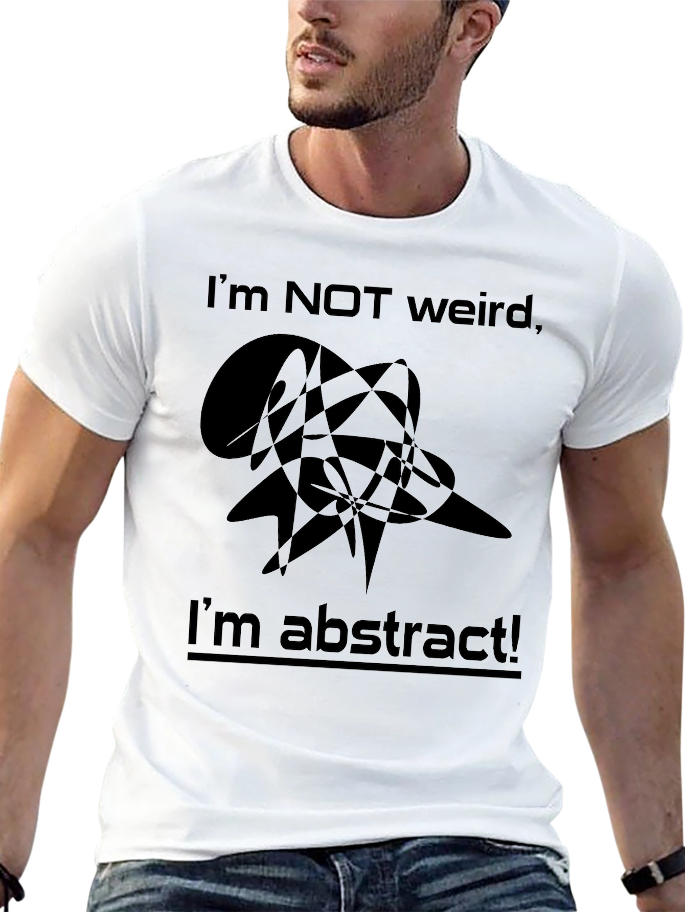 Abstract Statement Graphic T-Shirt