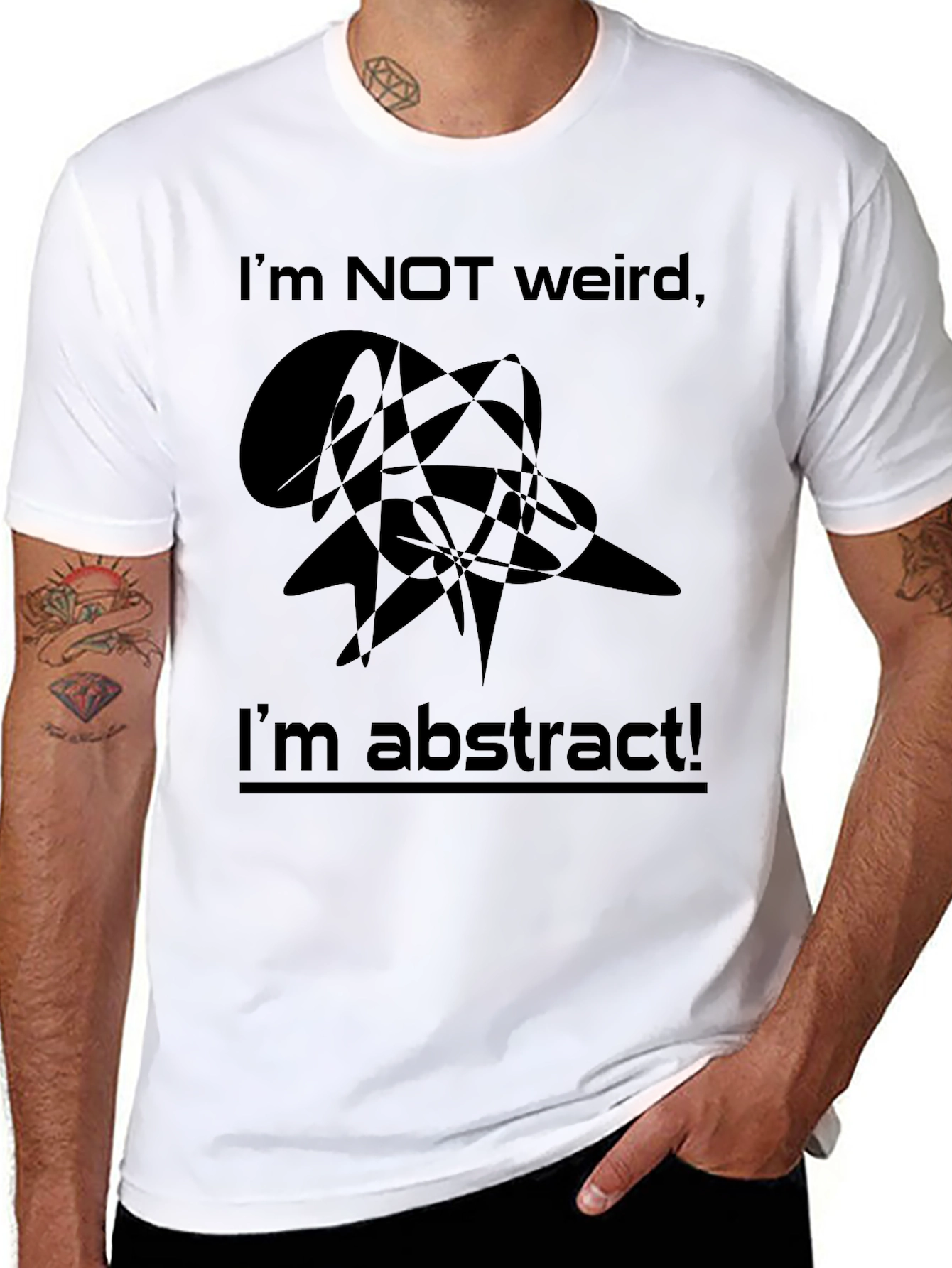 Abstract Statement Graphic T-Shirt