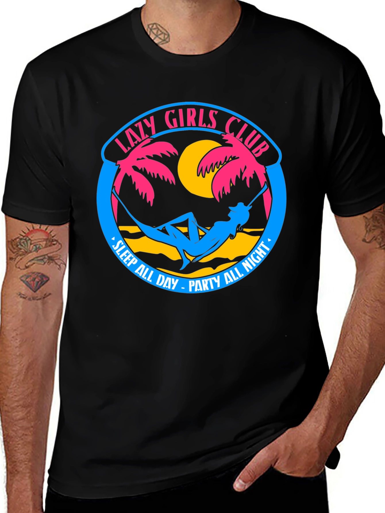 Lazy Girls Club Graphic Tee