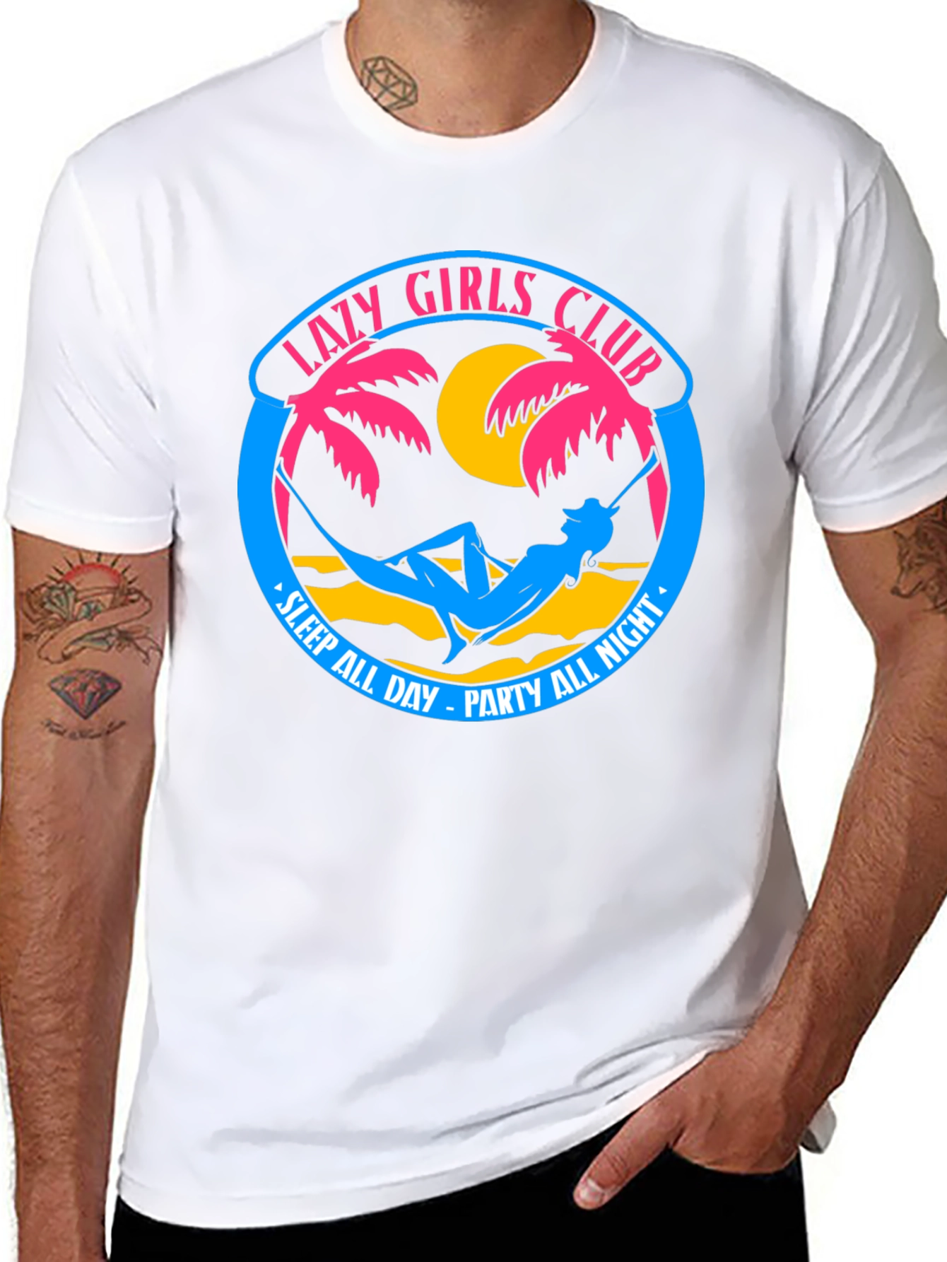 Lazy Girls Club Graphic Tee