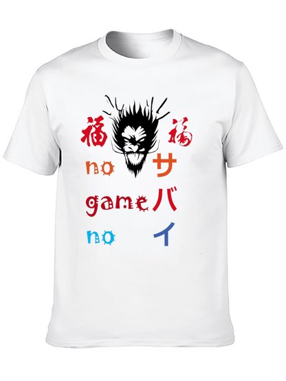Black T-Shirt with Graphic Print