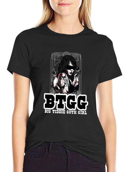 BTGG Big Tiddie Goth Girl Black T-Shirt