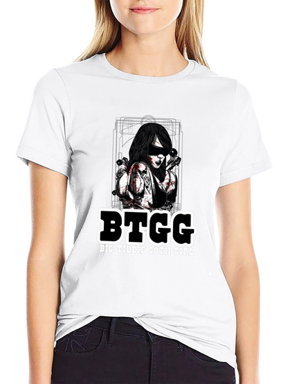 BTGG Big Tiddie Goth Girl Black T-Shirt
