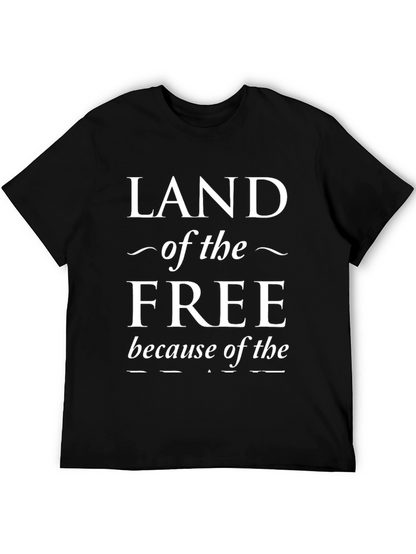 Land of the Free T-Shirt Patriotic USA