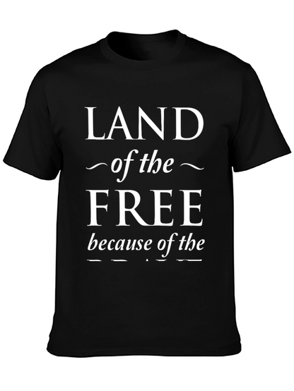 Land of the Free T-Shirt Patriotic USA