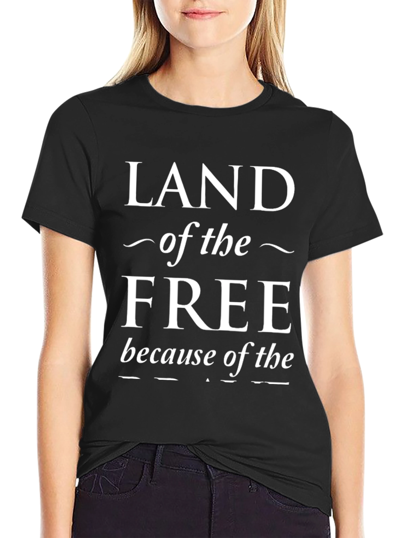 Land of the Free T-Shirt Patriotic USA
