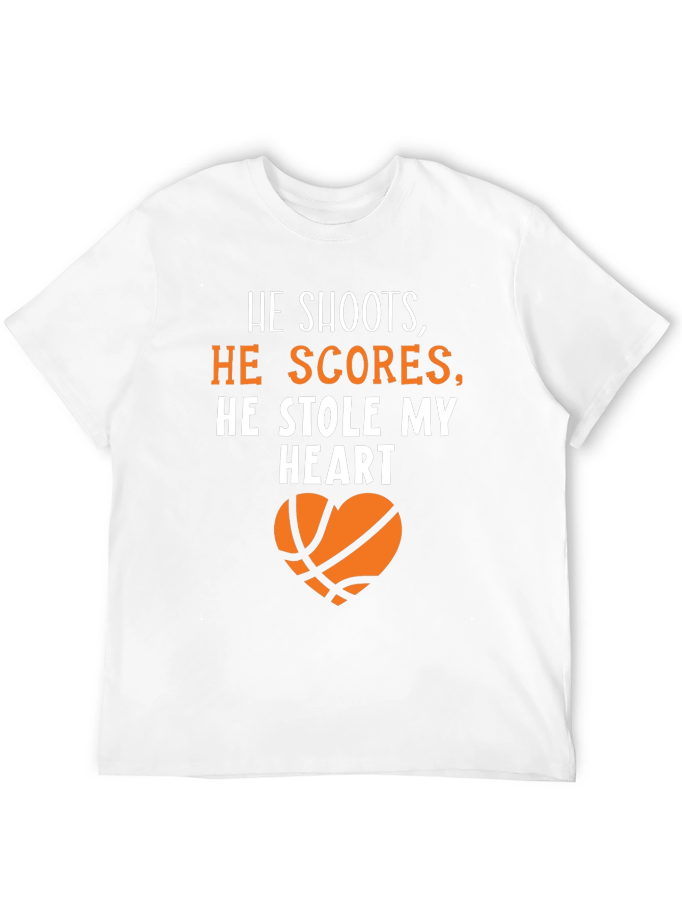 Basketball Lovers T-Shirt: He Stole My Heart