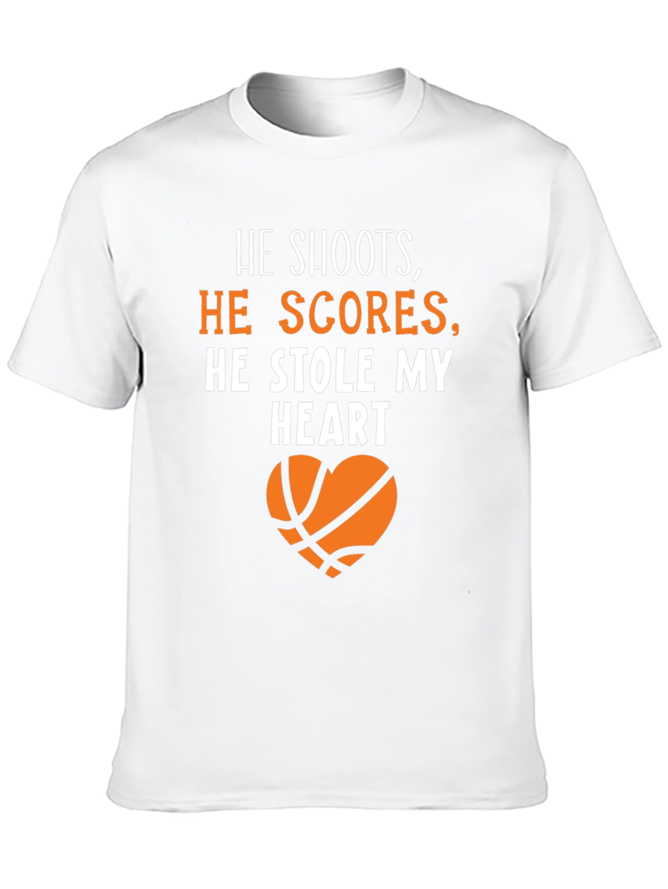 Basketball Lovers T-Shirt: He Stole My Heart