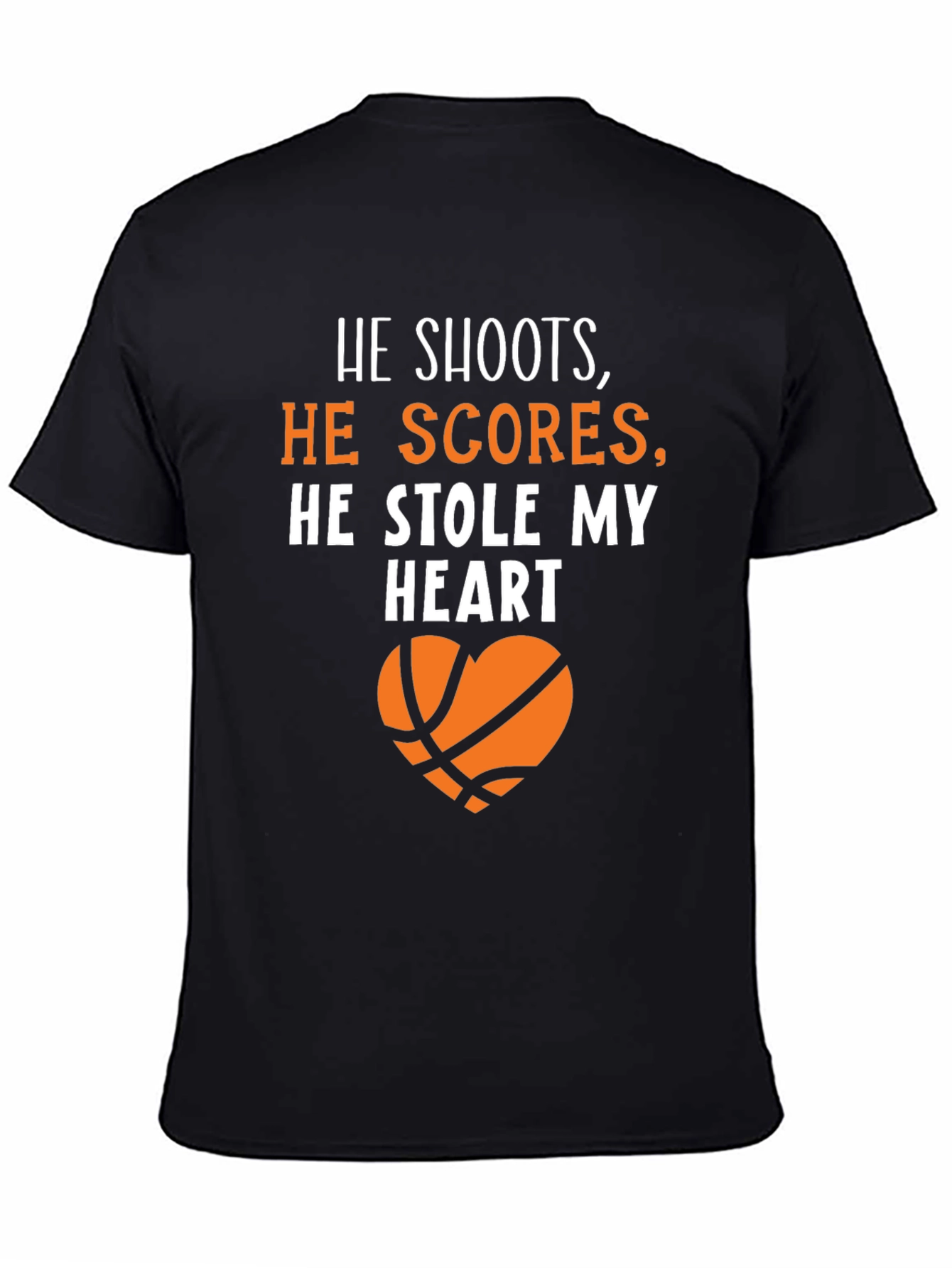 Basketball Lovers T-Shirt: He Stole My Heart