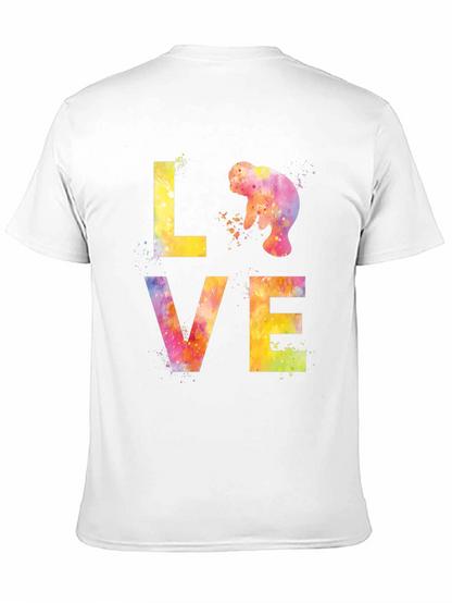 Manatee Love Watercolor T-Shirt