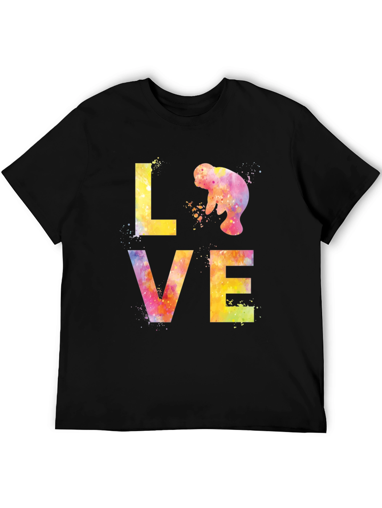 Manatee Love Watercolor T-Shirt