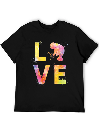 Manatee Love Watercolor T-Shirt
