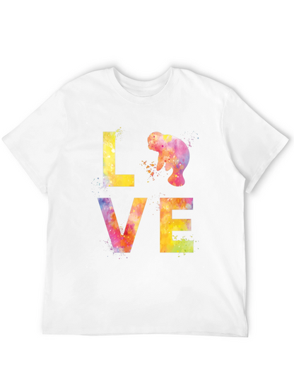 Manatee Love Watercolor T-Shirt