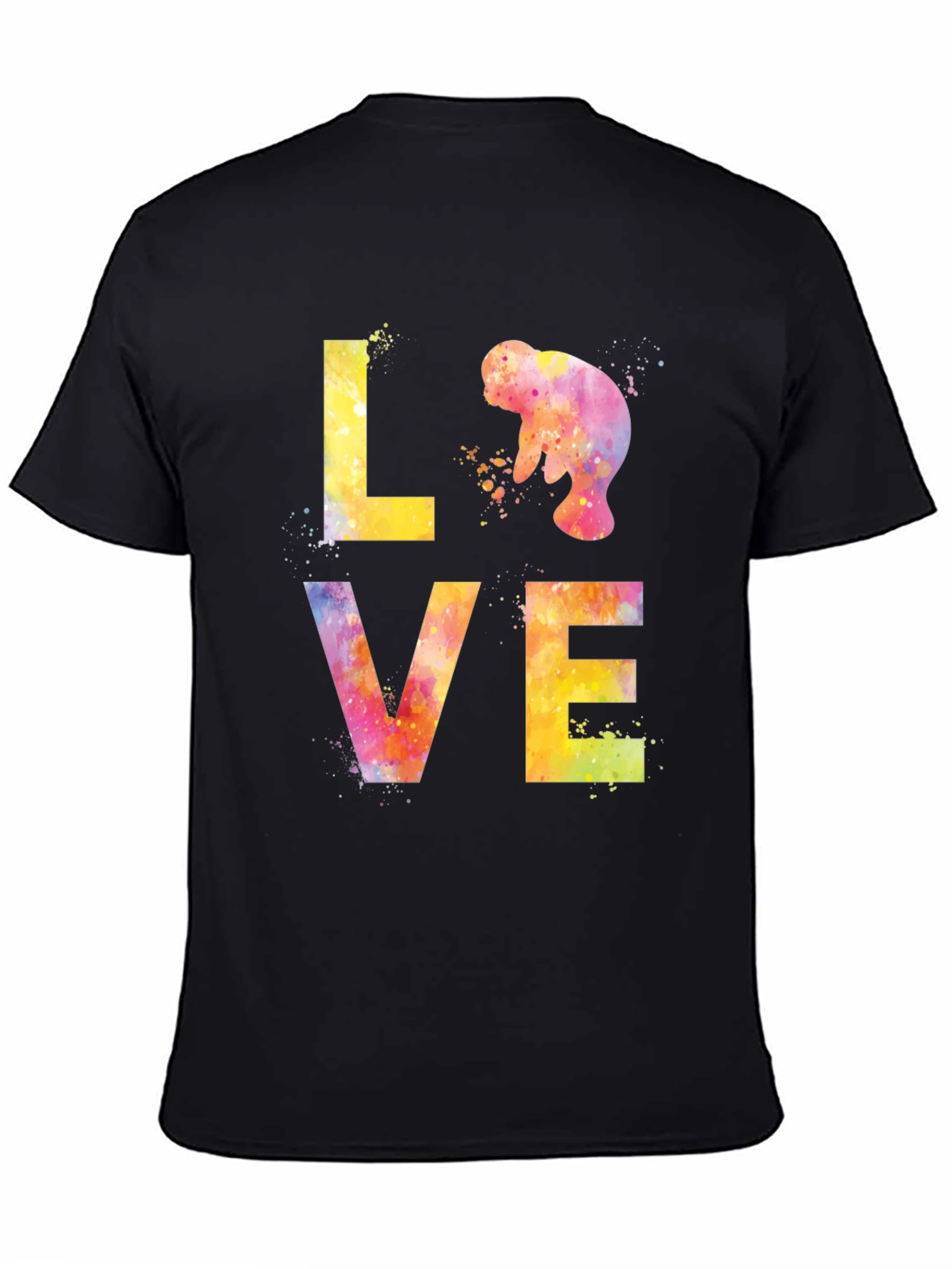 Manatee Love Watercolor T-Shirt