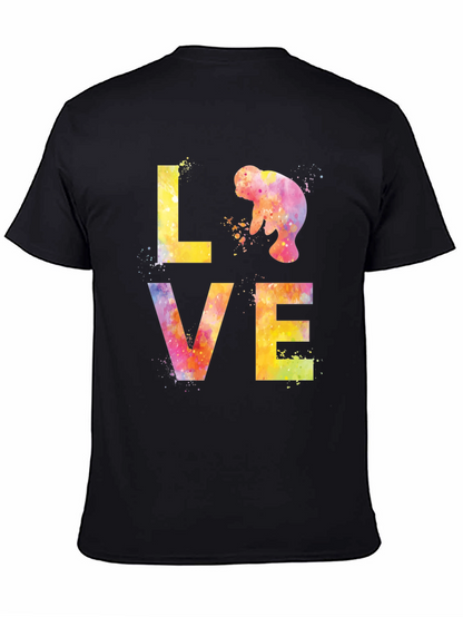 Manatee Love Watercolor T-Shirt