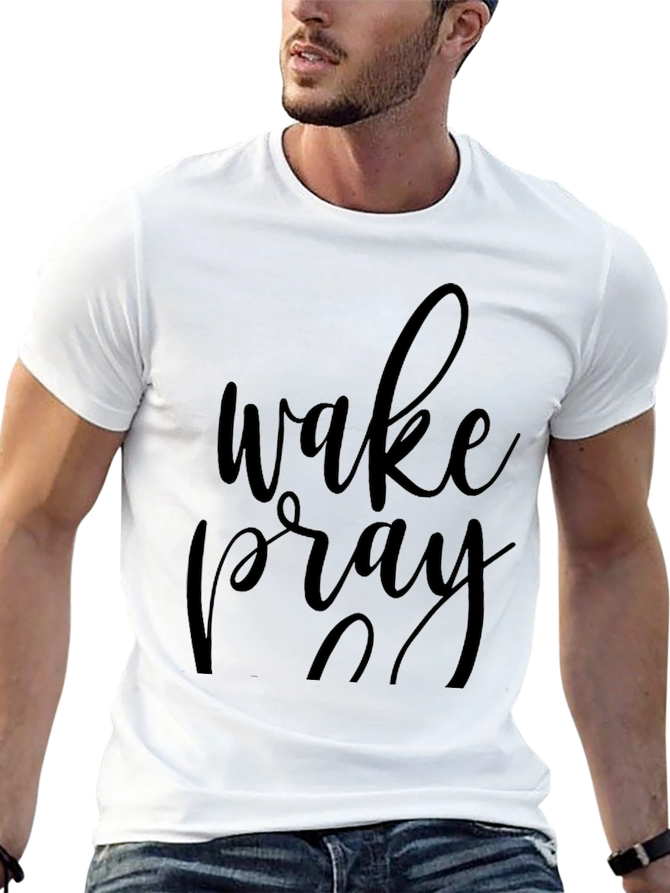 Wake Pray Slay Black T-Shirt