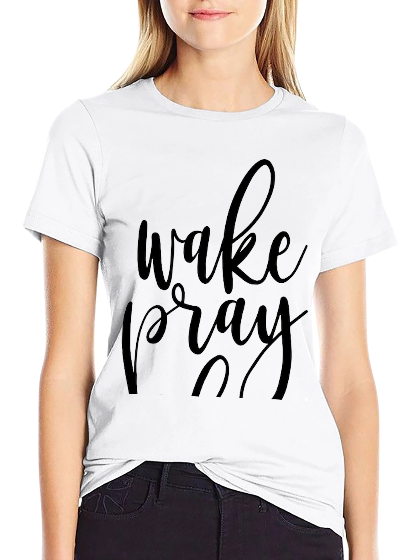 Wake Pray Slay Black T-Shirt