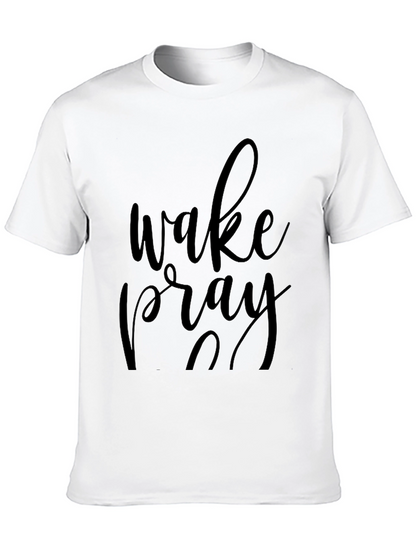 Wake Pray Slay Black T-Shirt