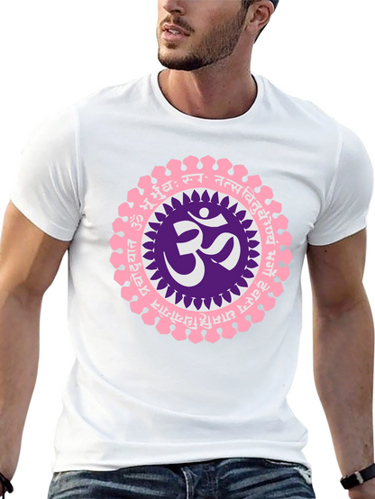 Om Mandala Graphic Black T-Shirt