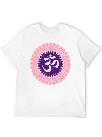 Om Mandala Graphic Black T-Shirt