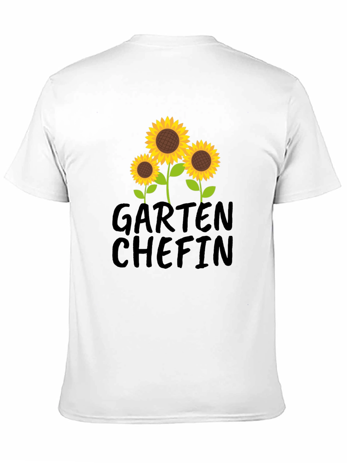 Garten Chefin Sunflower Graphic T-Shirt - Black