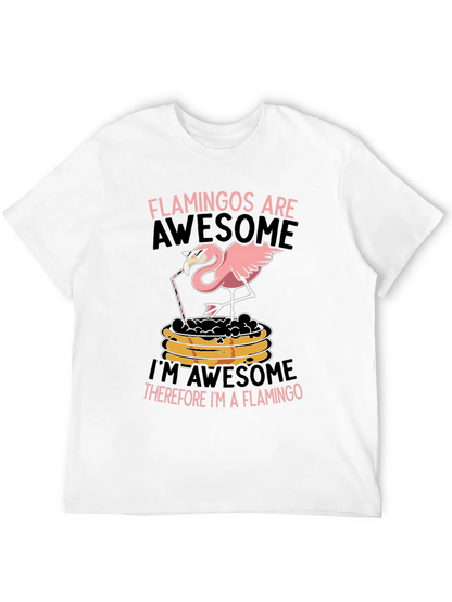 Flamingo Graphic Tee - Funny Pink Bird T-Shirt