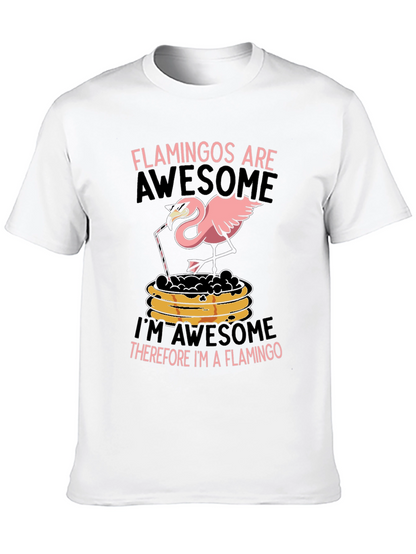 Flamingo Graphic Tee - Funny Pink Bird T-Shirt