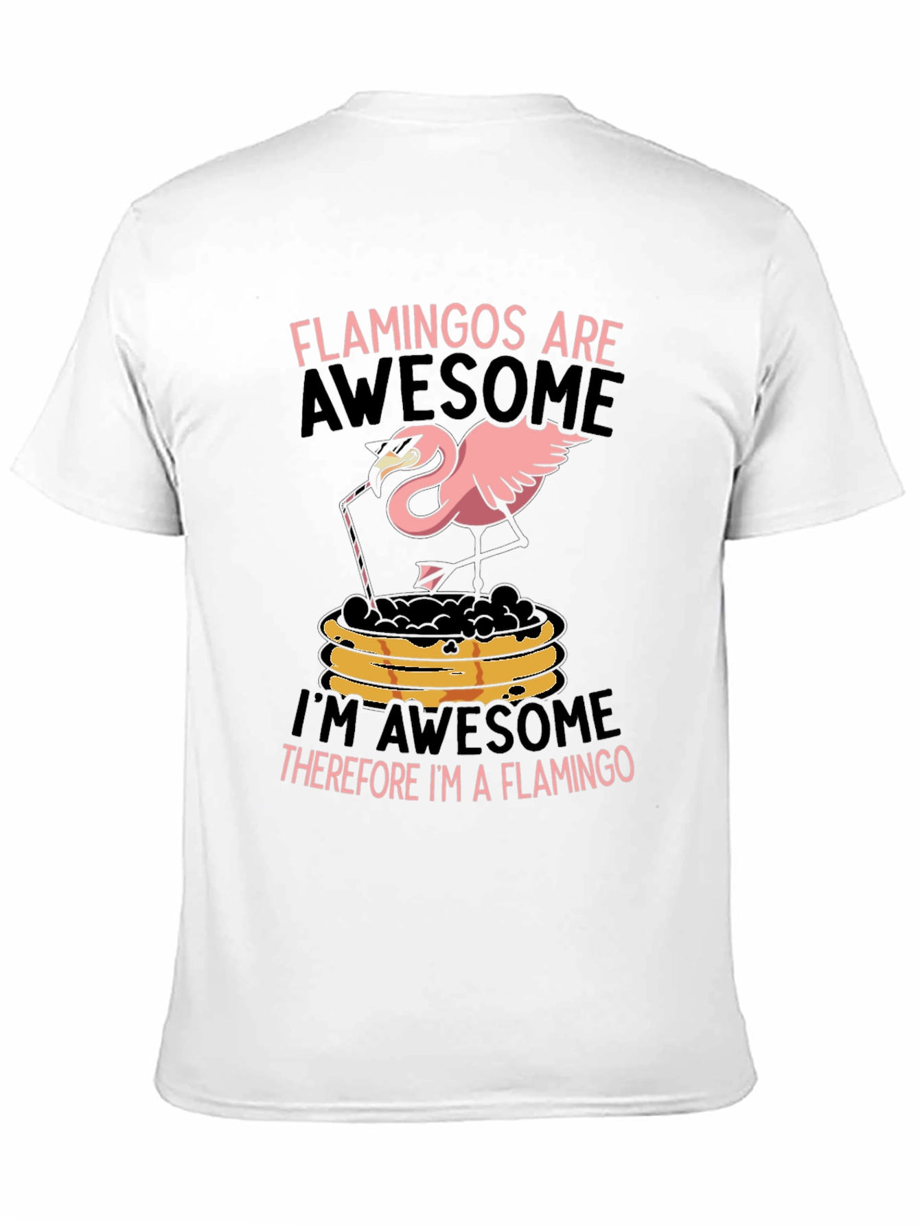 Flamingo Graphic Tee - Funny Pink Bird T-Shirt