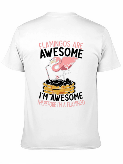 Flamingo Graphic Tee - Funny Pink Bird T-Shirt