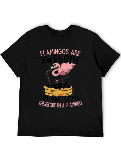 Flamingo Graphic Tee - Funny Pink Bird T-Shirt