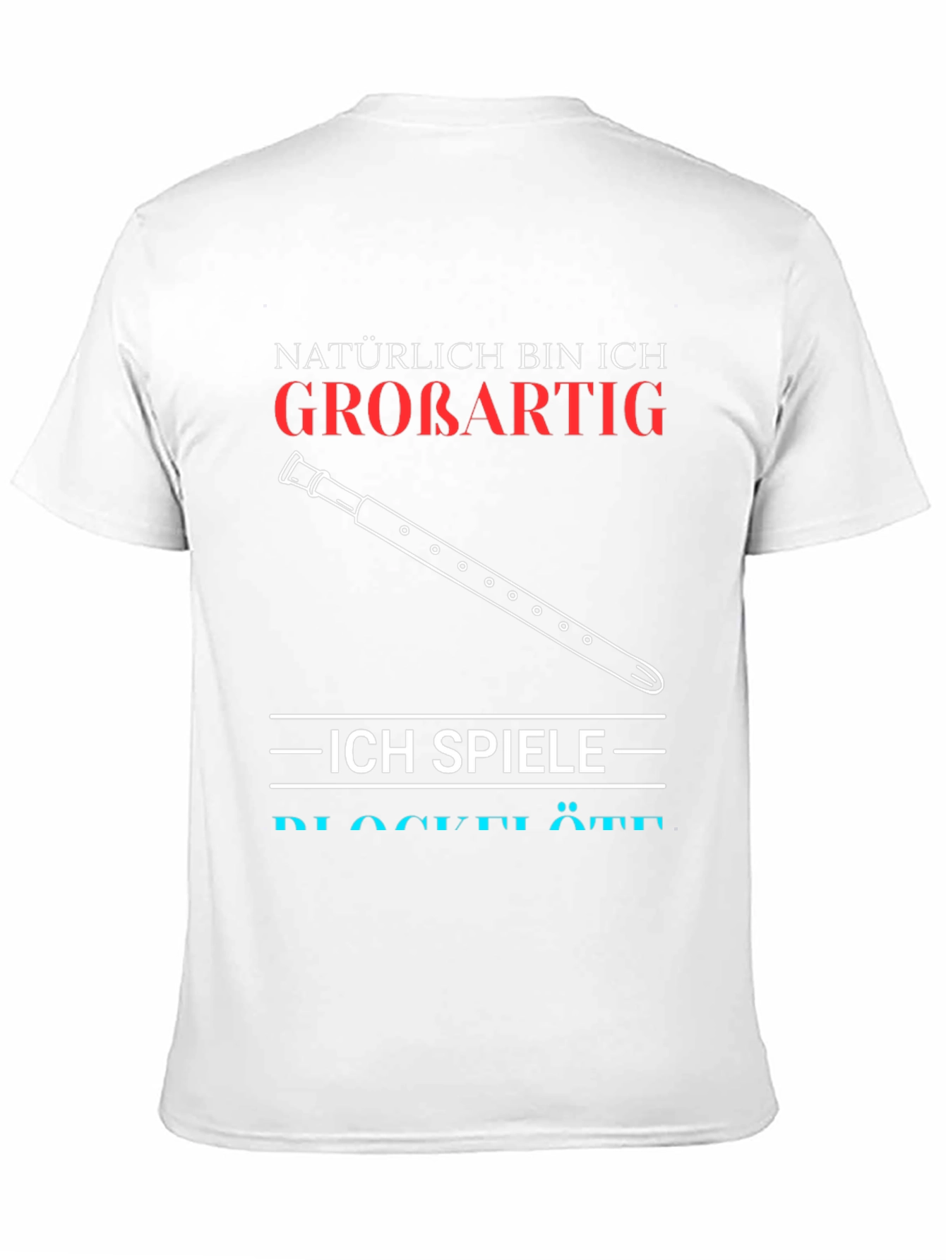 Großartig Recorder Player T-Shirt