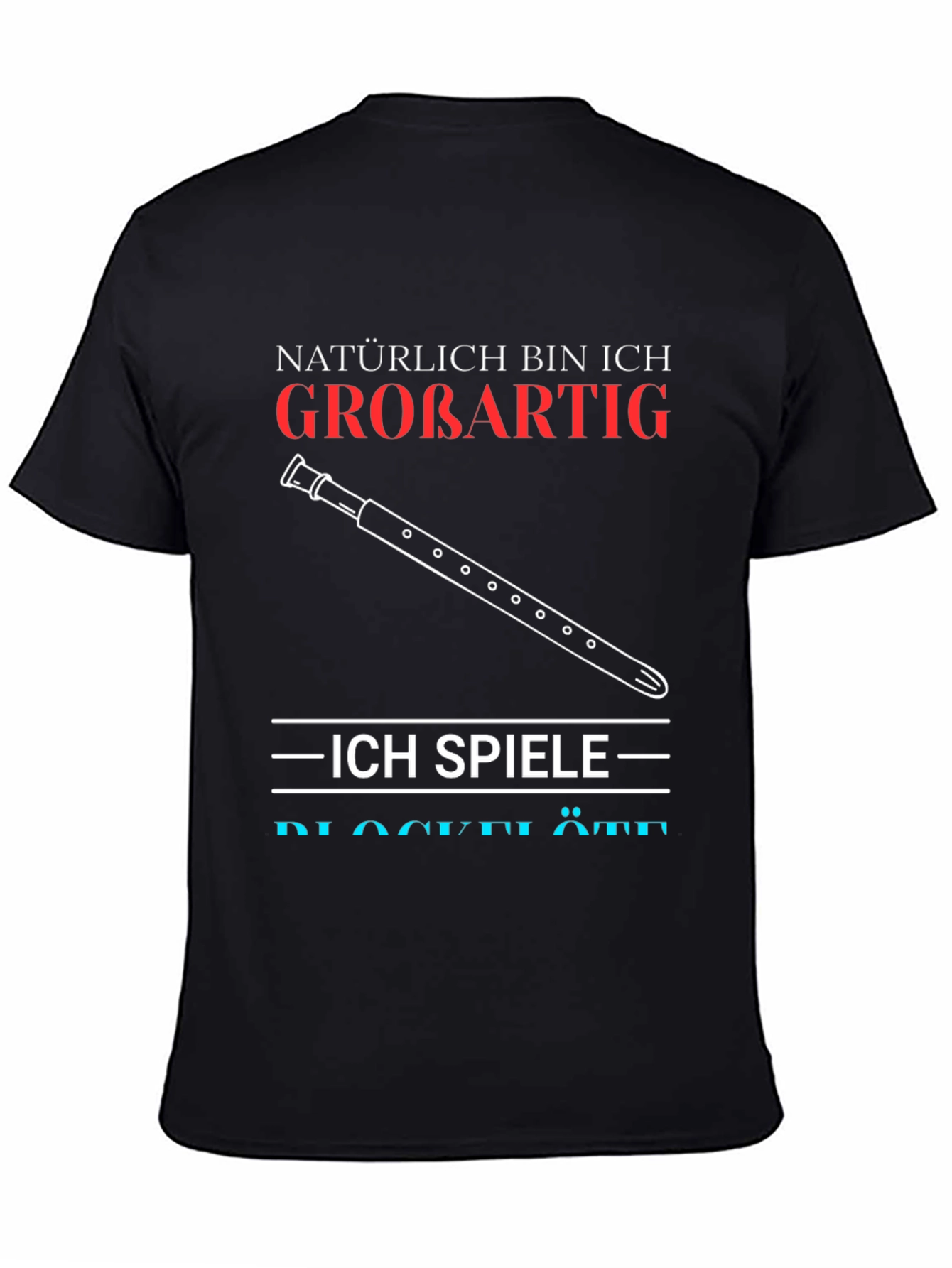 Großartig Recorder Player T-Shirt