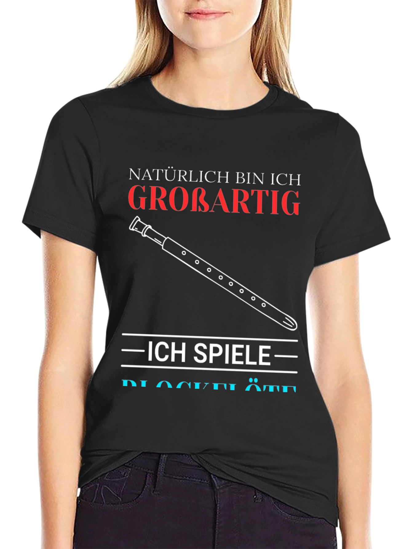 Großartig Recorder Player T-Shirt