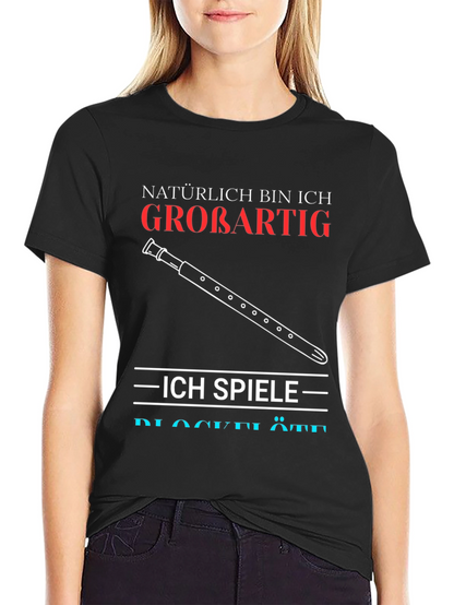Großartig Recorder Player T-Shirt