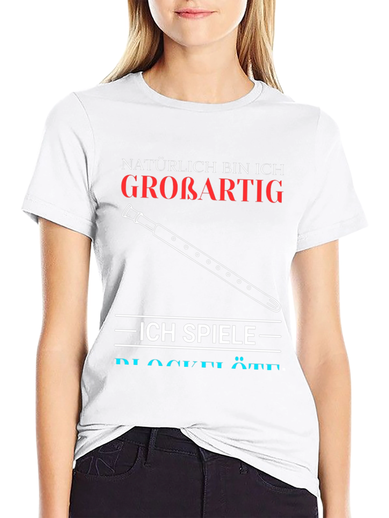 Großartig Recorder Player T-Shirt