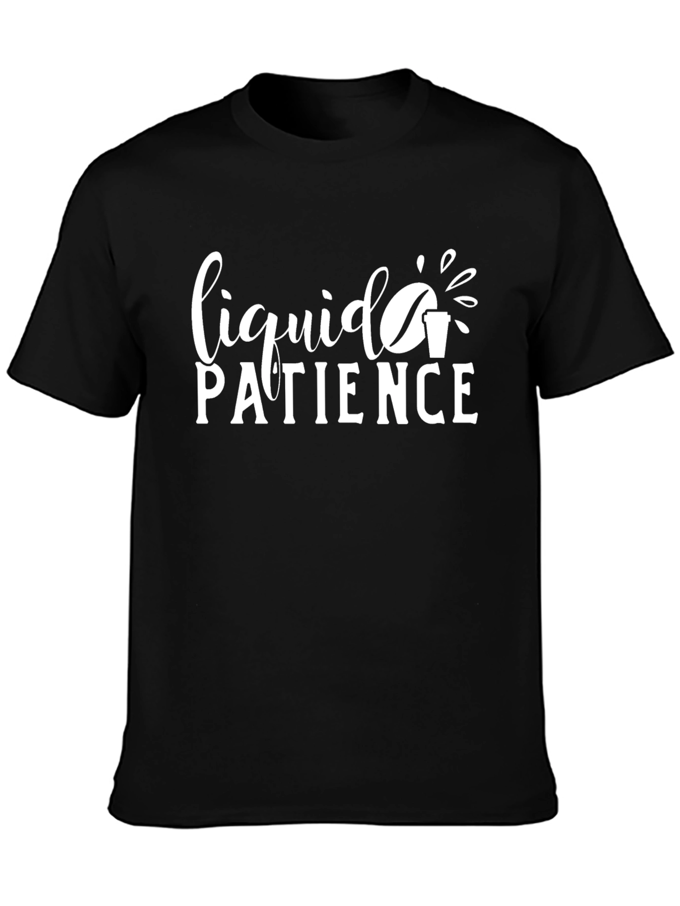 Liquid Patience Graphic Tee - Coffee Lovers T-Shirt