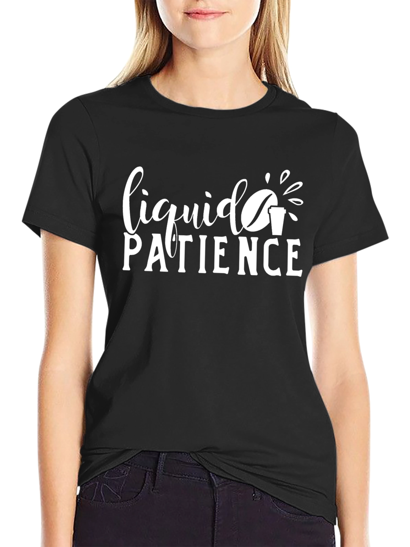 Liquid Patience Graphic Tee - Coffee Lovers T-Shirt