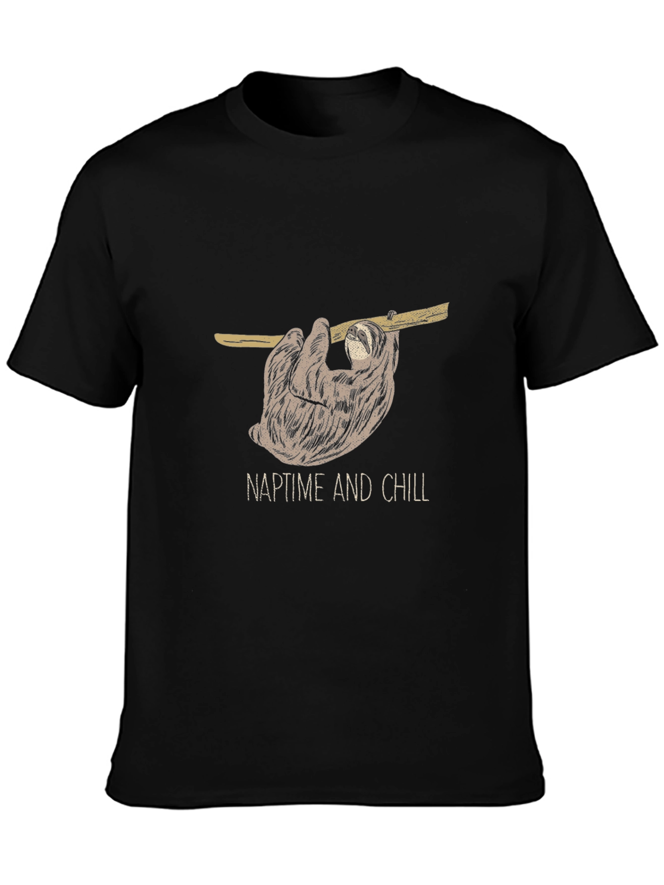 NaptTime And Chill Sloth Graphic T-Shirt