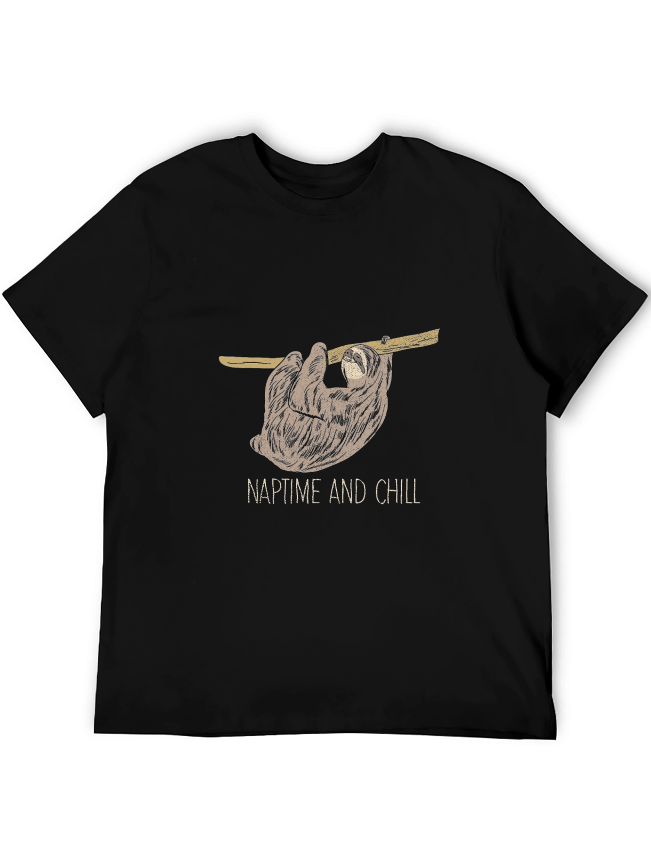 NaptTime And Chill Sloth Graphic T-Shirt