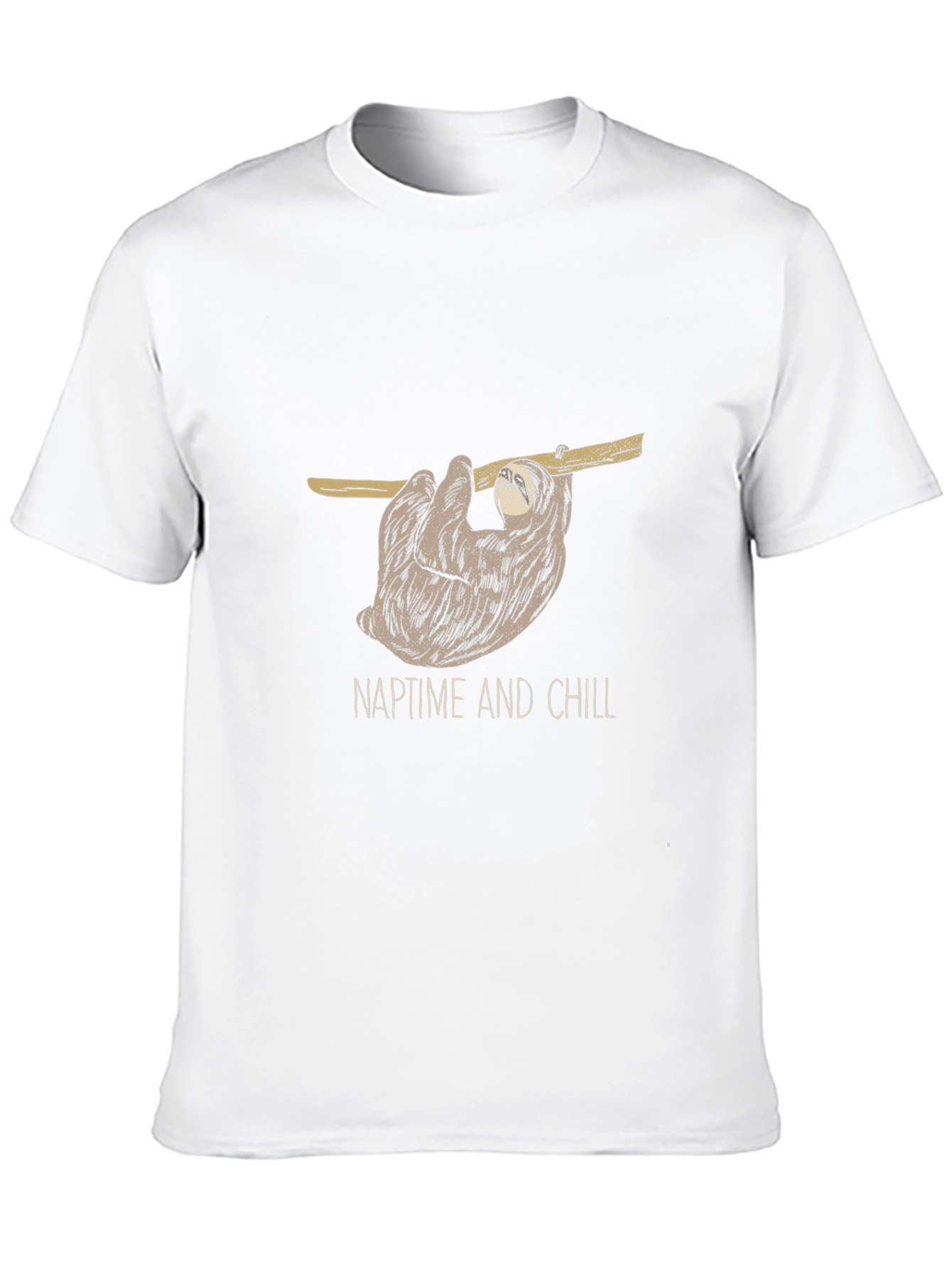 NaptTime And Chill Sloth Graphic T-Shirt