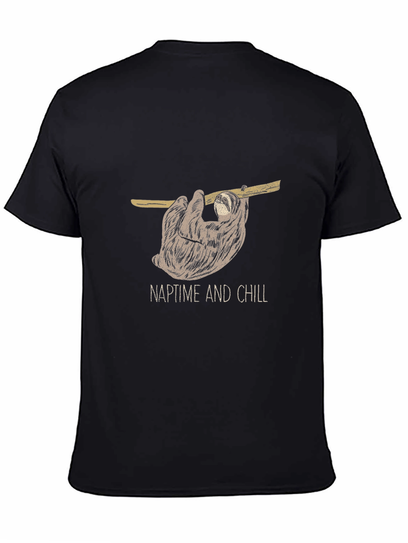 NaptTime And Chill Sloth Graphic T-Shirt