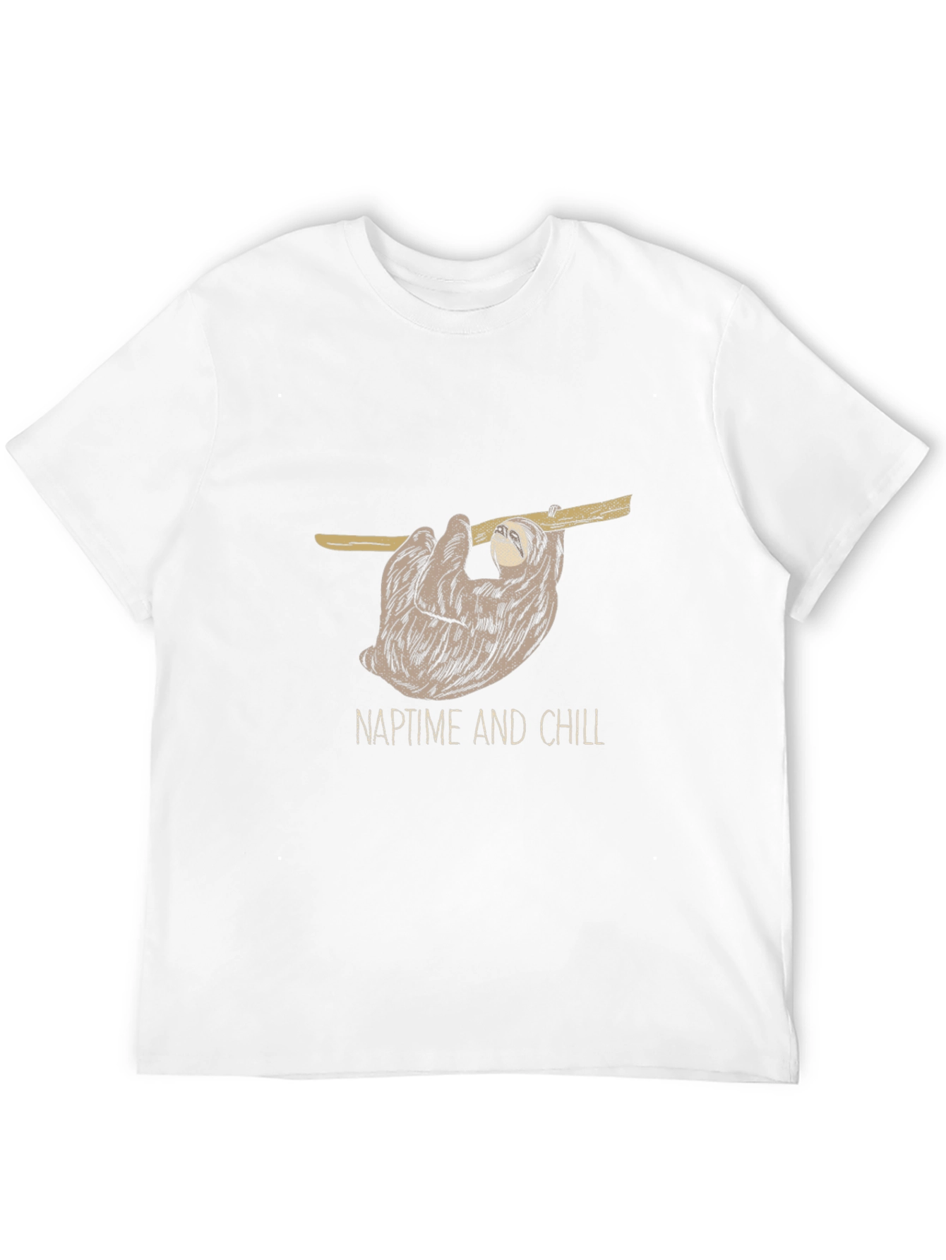 NaptTime And Chill Sloth Graphic T-Shirt