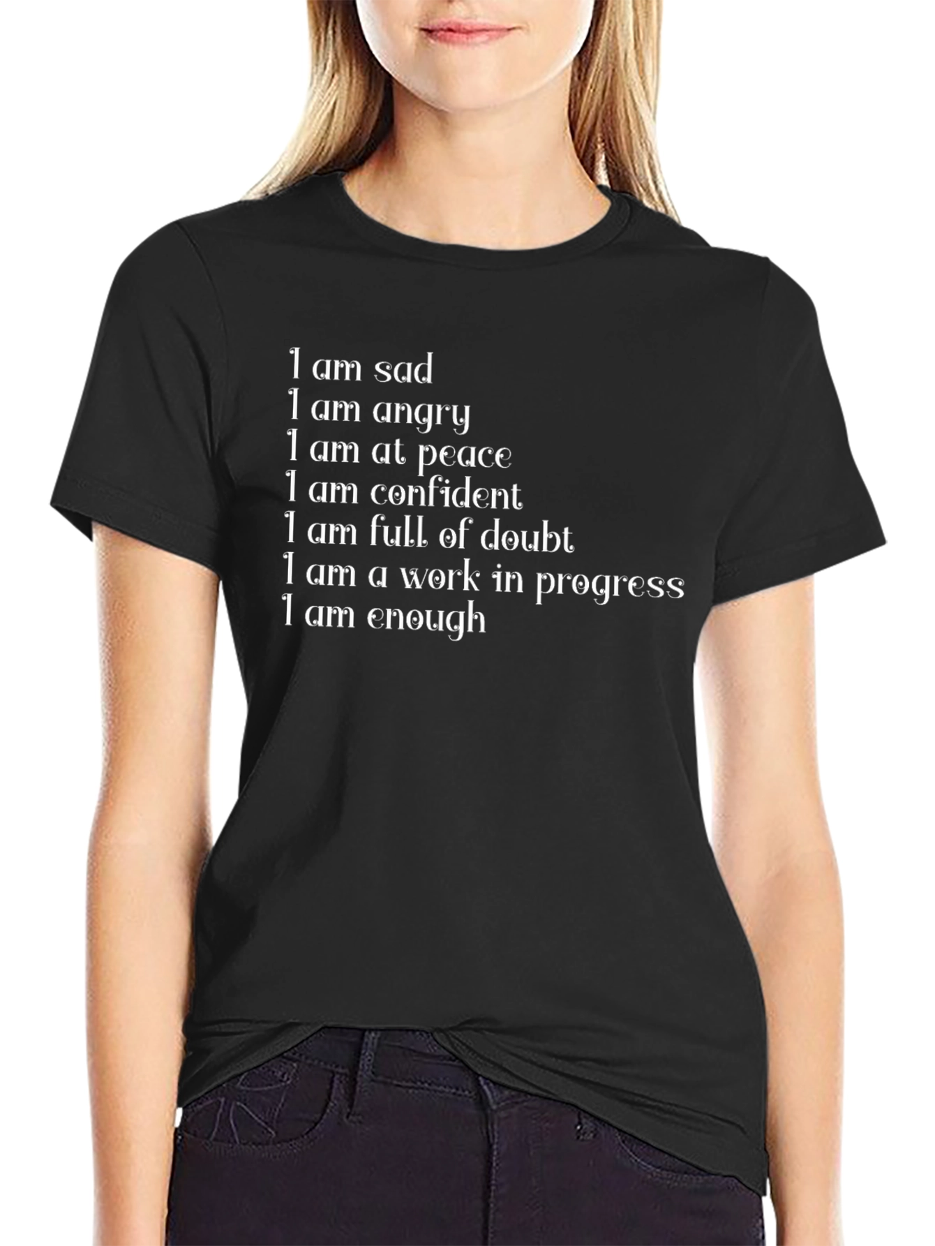 Motivational T-Shirt - I Am Enough