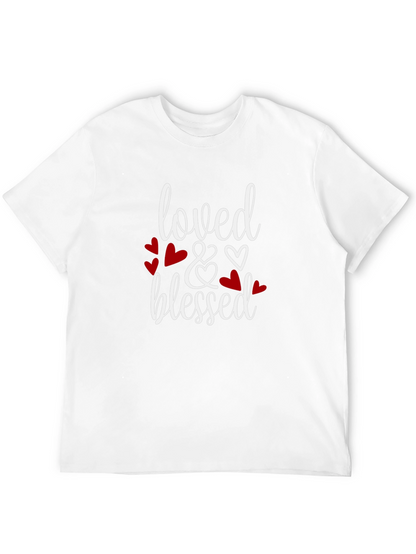 Loved & Blessed Graphic Tee - Black