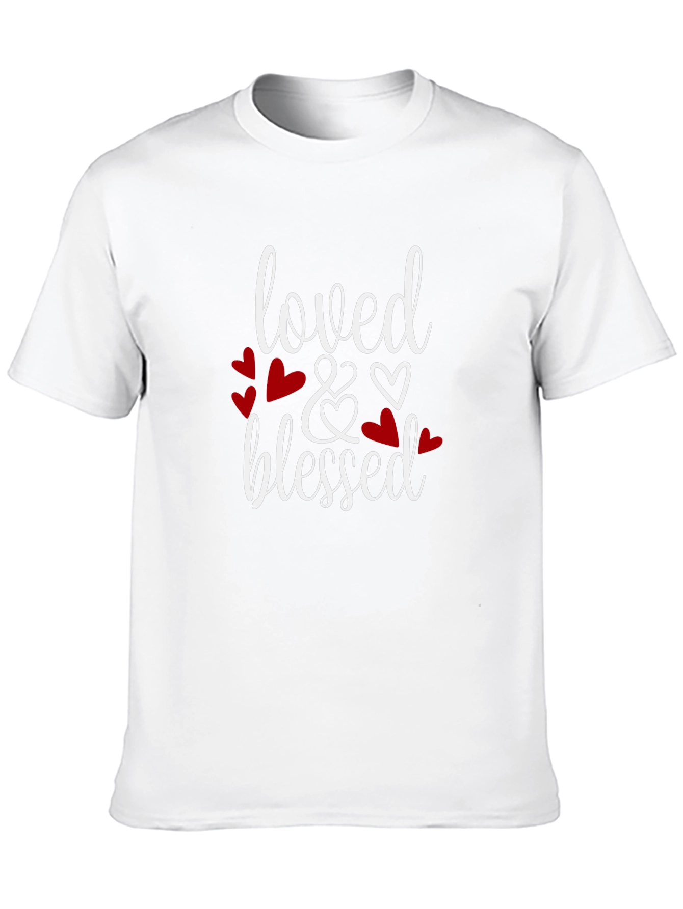 Loved & Blessed Graphic Tee - Black