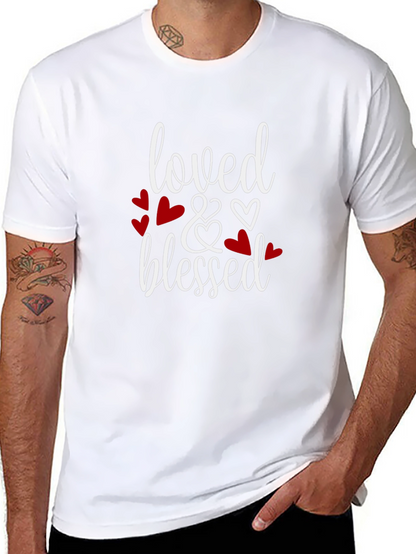 Loved & Blessed Graphic Tee - Black
